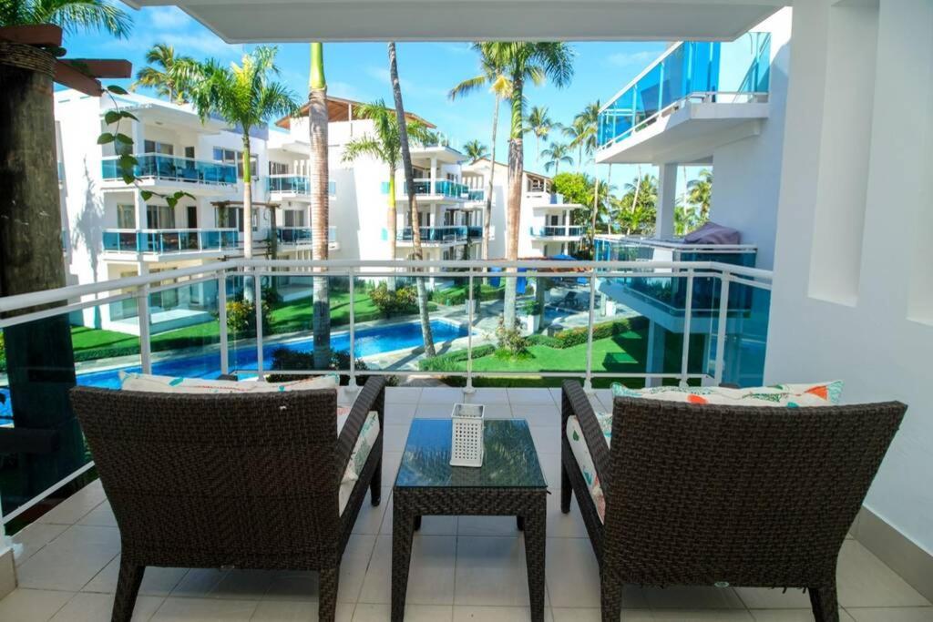 Palmeraie Terrenas Beach Apartamento ลาสแตร์เรนาส ภายนอก รูปภาพ