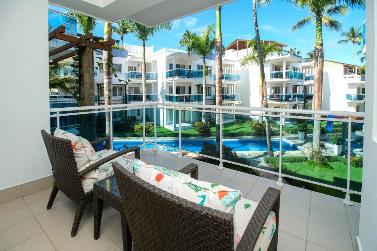 Palmeraie Terrenas Beach Apartamento ลาสแตร์เรนาส ภายนอก รูปภาพ