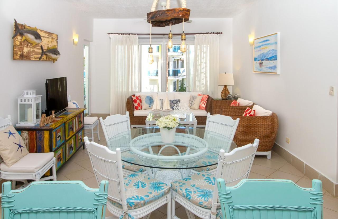 Palmeraie Terrenas Beach Apartamento ลาสแตร์เรนาส ภายนอก รูปภาพ